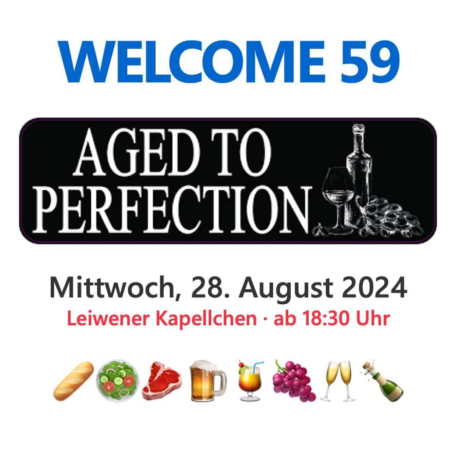 Welcome 59 · Aged to Perfection
